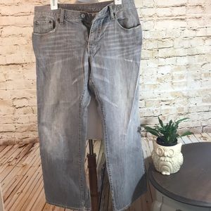 Men’s Gray Distressed Old Navy Jeans